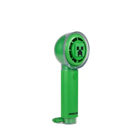 QUIET MINECRAFT HANDHELD FAN WITH USB-C RECHARGEABLE BATTERY AND THREE SPEEDS - The Shop Gamer