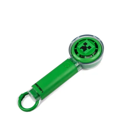 QUIET MINECRAFT HANDHELD FAN WITH USB-C RECHARGEABLE BATTERY AND THREE SPEEDS - The Shop Gamer