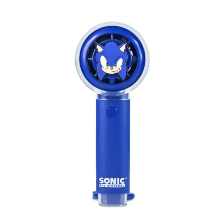 SONIC THE HEDGEHOG SILENT HANDHELD FAN WITH USB-C RECHARGEABLE BATTERY AND THREE SPEEDS - The Shop Gamer