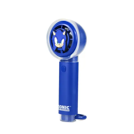 SONIC THE HEDGEHOG SILENT HANDHELD FAN WITH USB-C RECHARGEABLE BATTERY AND THREE SPEEDS - The Shop Gamer