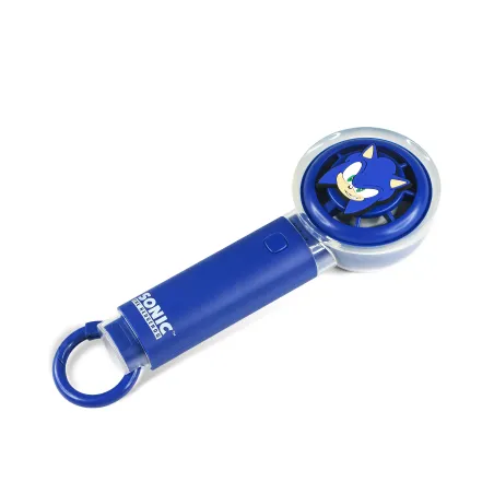 SONIC THE HEDGEHOG SILENT HANDHELD FAN WITH USB-C RECHARGEABLE BATTERY AND THREE SPEEDS - The Shop Gamer