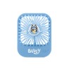 VENTILADOR COMPACTO SILENCIOSO BLUEY CON SOPORTE PLEGABLE BATERÍA RECARGABLE USB-C Y TRES VELOCIDADES