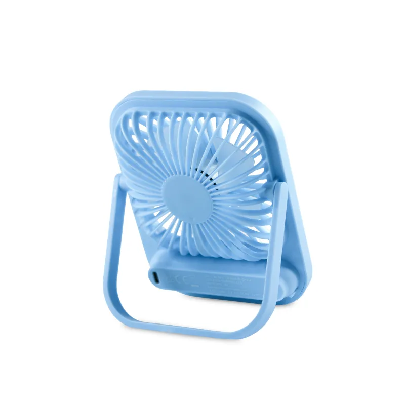 COMPACT QUIET BLUEY FAN WITH FOLDABLE STAND, RECHARGEABLE USB-C BATTERY AND THREE SPEEDS - The Shop Gamer