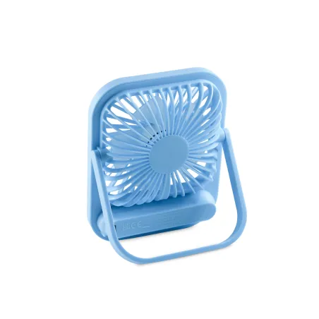 COMPACTE STILLE VENTILATOR BLUEY MET INKLAPBARE STANDAARD, OPLAADBARE BATTERIJ, USB-C EN DRIE SNELHEDEN - The Shop Gamer