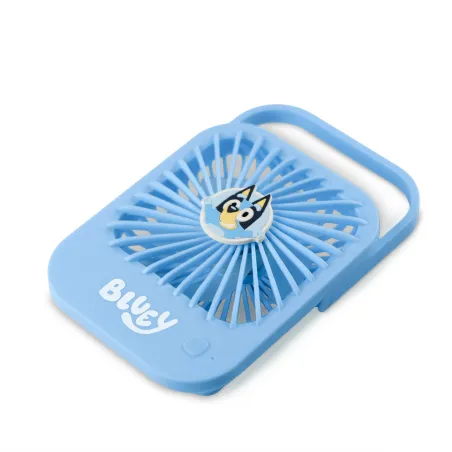 COMPACTE STILLE VENTILATOR BLUEY MET INKLAPBARE STANDAARD, OPLAADBARE BATTERIJ, USB-C EN DRIE SNELHEDEN - The Shop Gamer