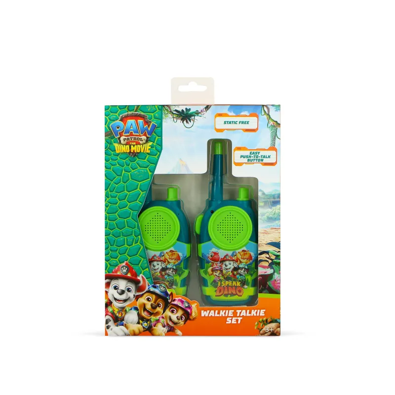 WALKIE TALKIES OFFICIELS POUR ENFANTS LA PATRULLA CANINA LA DINO PELÍCULA PAW PATROL THE DINO MOVIE - The Shop Gamer