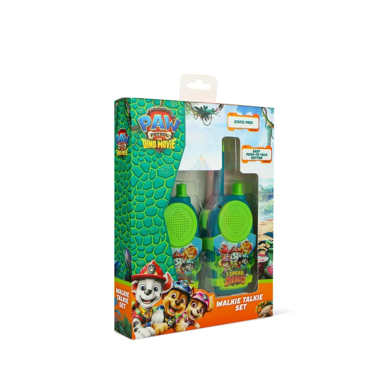 OFFICIAL CHILDREN'S WALKIE TALKIES LA PATRULLA CANINA LA DINO PELÍCULA PAW PATROL THE DINO MOVIE - The Shop Gamer