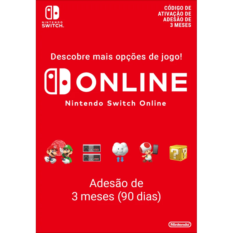 Nintendo Switch Online (Suscripción individual - 3 meses)