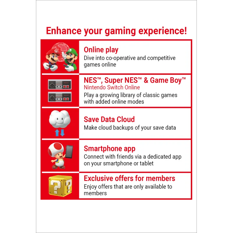 Nintendo Switch Online (Suscripción individual - 3 meses)