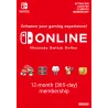 Nintendo Switch Online (Suscripción individual - 12 meses)