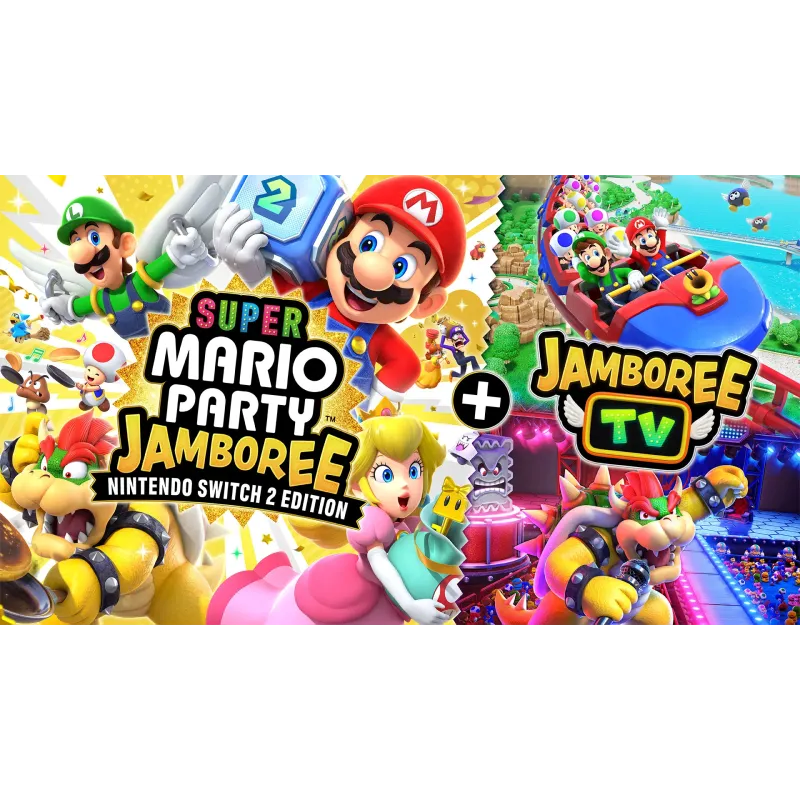 Super Mario Party Jamboree – Pacote de atualização para Nintendo Switch 2 Edition + Jamboree TV - The Shop Gamer