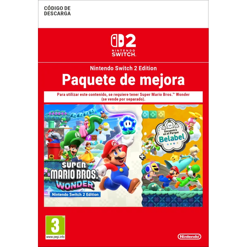 Super Mario Bros. Wonder – Upgrade Pack to the Nintendo Switch 2 Edition + Belabel Park Meetup - The Shop Gamer