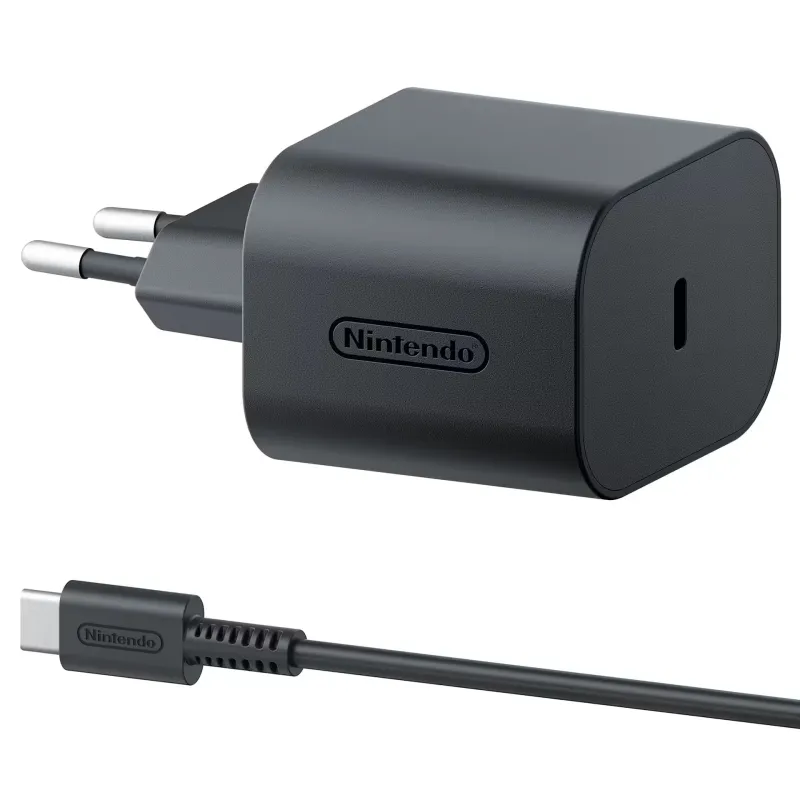 STROOMADAPTER VOOR NINTENDO SWITCH 2, NINTENDO SWITCH EN NINTENDO SWITCH LITE - The Shop Gamer