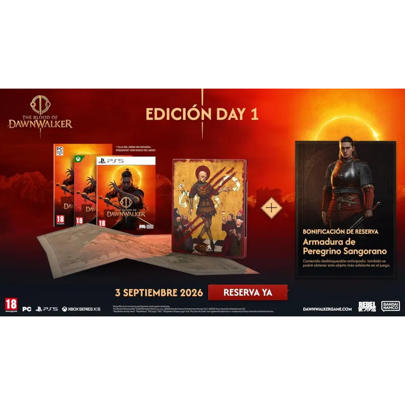 PRÉCOMMANDE THE BLOOD OF DAWNWALKER ÉDITION DAY 1 PS5 JEU PHYSIQUE POUR PLAYSTATION 5 VERSION ESPAGNOLE GARANTIE EUROPÉENNE - Th