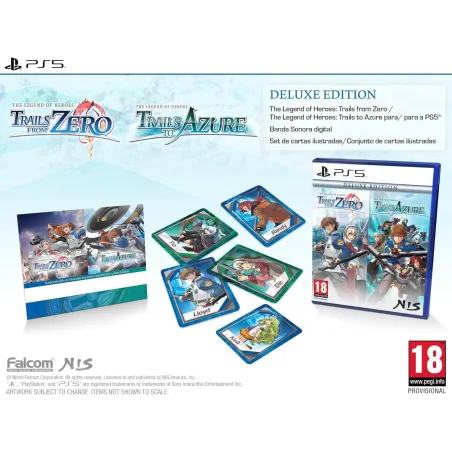 PREVENTA THE LEGEND OF HEROES: TRAILS FROM ZERO / THE LEGEND OF HEROES: TRAILS TO AZURE DELUXE EDITION ELIGE VERSIÓN PS5 SWITCH