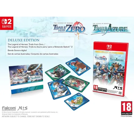 PREVENTA THE LEGEND OF HEROES: TRAILS FROM ZERO / THE LEGEND OF HEROES: TRAILS TO AZURE DELUXE EDITION ELIGE VERSIÓN PS5 SWITCH