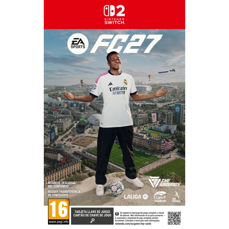 PRÉ-VENDA EA SPORTS FC27 ESCOLHA A VERSÃO PS5 PLAYSTATION 5 NINTENDO SWITCH 2 OU NINTENDO SWITCH JOGO FÍSICO ESPANHOL GARANTIA -