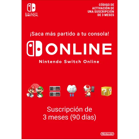 Nintendo Switch Online (Suscripción individual - 3 meses)