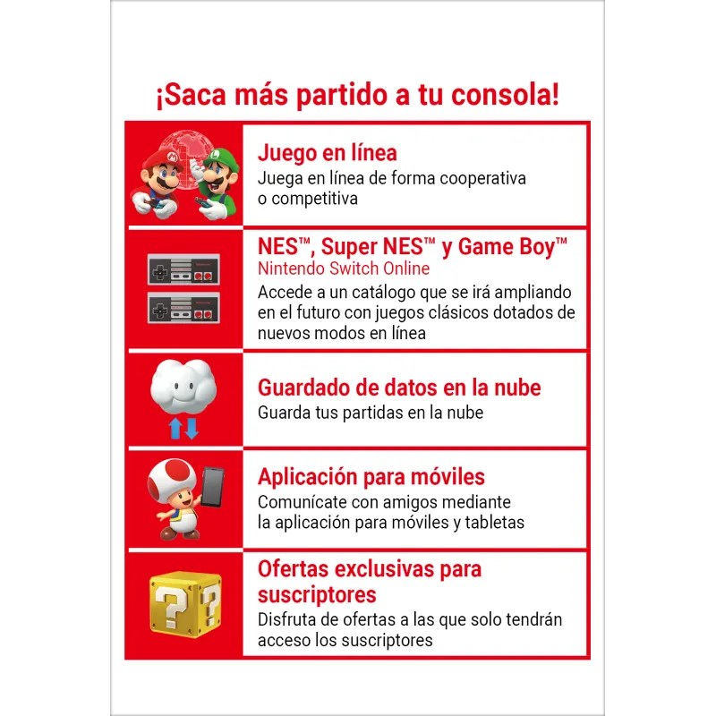 Nintendo Switch Online (Suscripción individual - 3 meses)