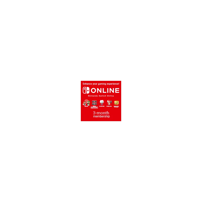 Nintendo Switch Online (Suscripción individual - 3 meses)