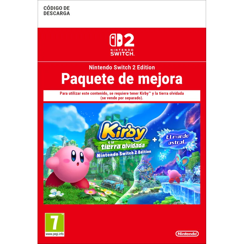 Kirby and the Forgotten Land – Nintendo Switch 2 Edition + Star-Crossed World upgrade pack