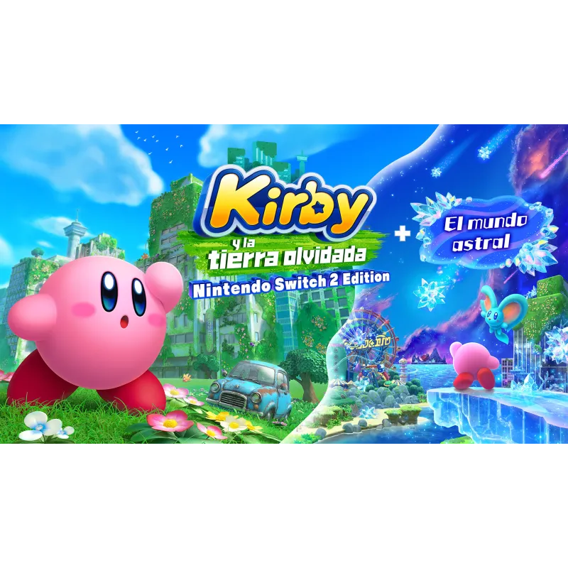Kirby and the Forgotten Land – Nintendo Switch 2 Edition + Star-Crossed World upgrade pack