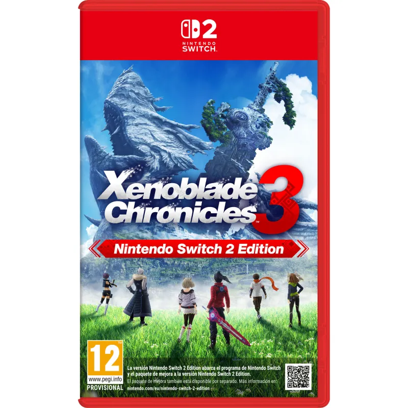 PRÉCOMMANDE XENOBLADE CHRONICLES 3 NINTENDO SWITCH 2 EDITION, JEU PHYSIQUE POUR NINTENDO SWITCH 2, VERSION ESPAGNOLE, GARANTIE -
