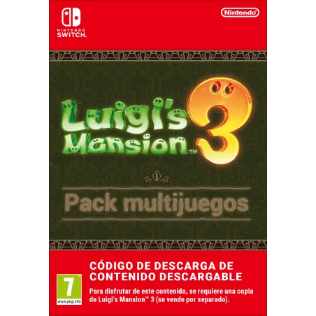 LUIGI'S MANSION 3 PACK MULTIJUEGOS CÓDIGO DE DESCARGA DIGITAL DE PACK DE CONTENIDO