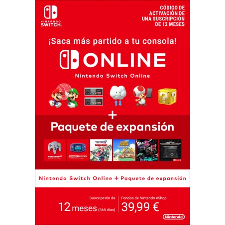 Nintendo Switch Online + Expansion Pack (Individual Membership) - The Shop Gamer