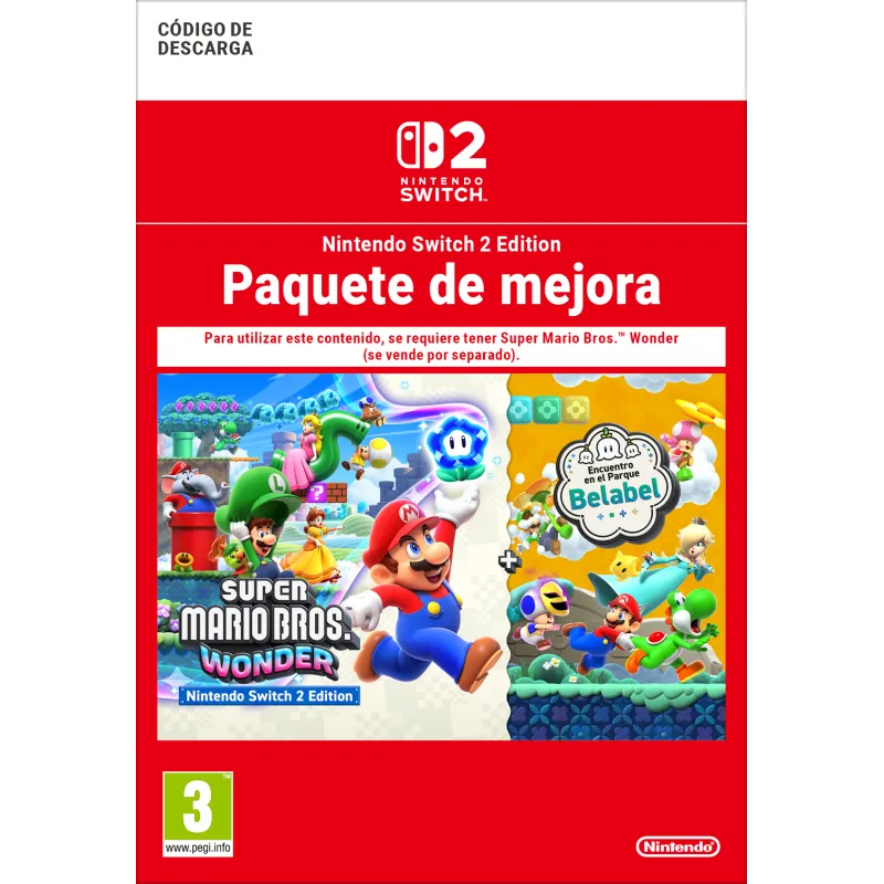 Super Mario Bros. Wonder – Nintendo Switch 2 Edition + Meetup in Bellabel Park Upgrade Pack