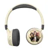 AURICULARES INFANTILES INALÁMBRICOS KPOP DEMON HUNTERS HUNTRIX GOLDEN PLEGABLES Y CON CONTROL PARENTAL DE VOLUMEN