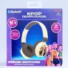 AURICULARES INFANTILES INALÁMBRICOS KPOP DEMON HUNTERS HUNTRIX GOLDEN PLEGABLES Y CON CONTROL PARENTAL DE VOLUMEN