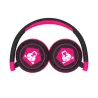 AURICULARES INFANTILES INALÁMBRICOS KPOP DEMON HUNTERS SAJA BOYS PLEGABLES Y CON CONTROL PARENTAL DE VOLUMEN