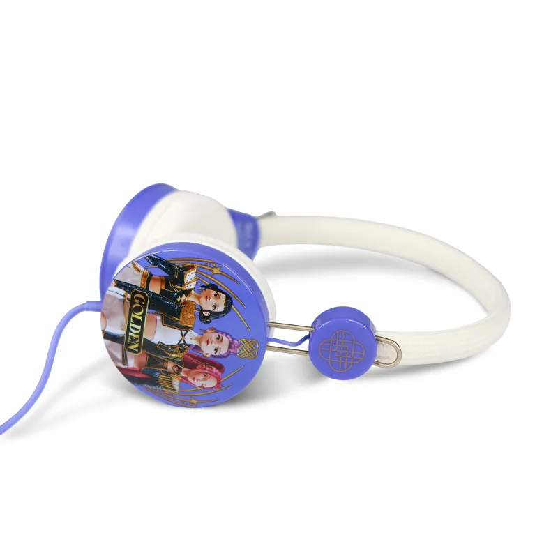 AURICULARES INFANTILES CON CABLE KPOP DEMON HUNTERS HUNTRIX CORE VOLUMEN LIMITADO A 85 dB JACK 3,5 mm Y DIADEMA AJUSTABLE