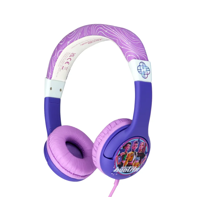 AURICULARES INFANTILES CON CABLE KPOP DEMON HUNTERS HUNTRIX CON VOLUMEN LIMITADO