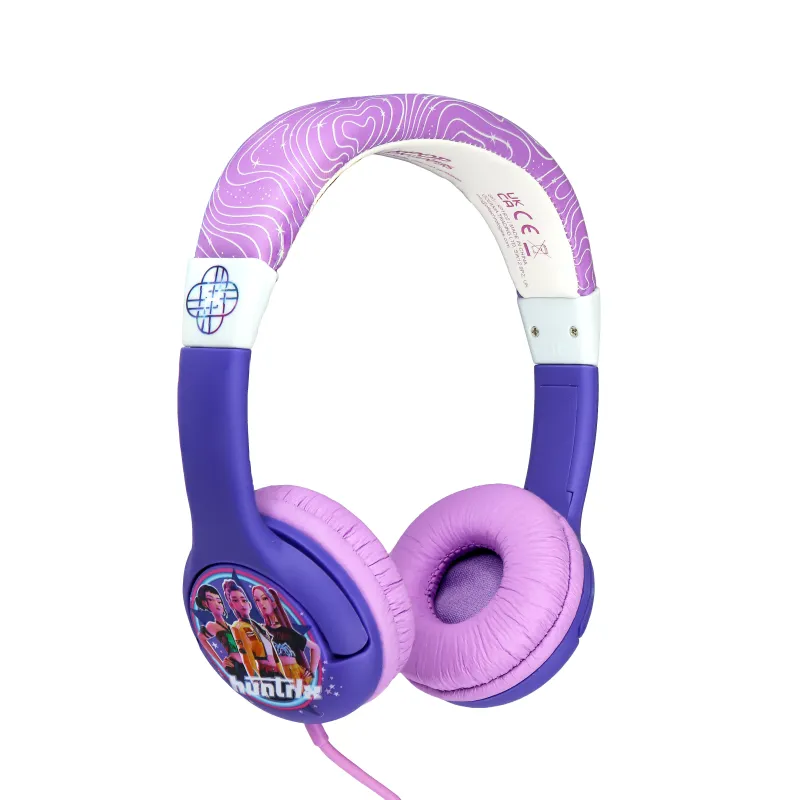 AURICULARES INFANTILES CON CABLE KPOP DEMON HUNTERS HUNTRIX CON VOLUMEN LIMITADO