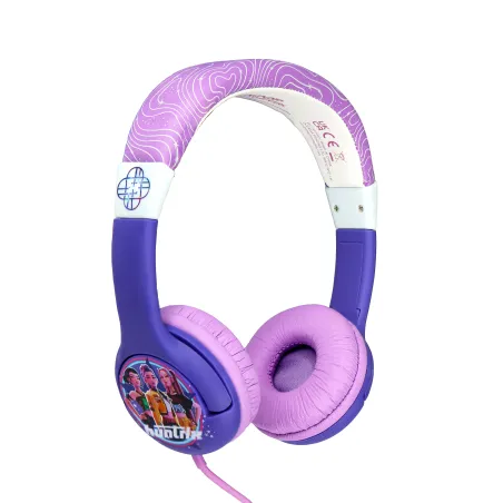 AURICULARES INFANTILES CON CABLE KPOP DEMON HUNTERS HUNTRIX CON VOLUMEN LIMITADO