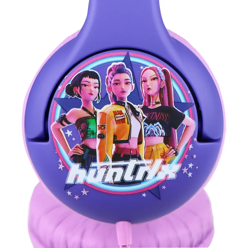AURICULARES INFANTILES CON CABLE KPOP DEMON HUNTERS HUNTRIX CON VOLUMEN LIMITADO