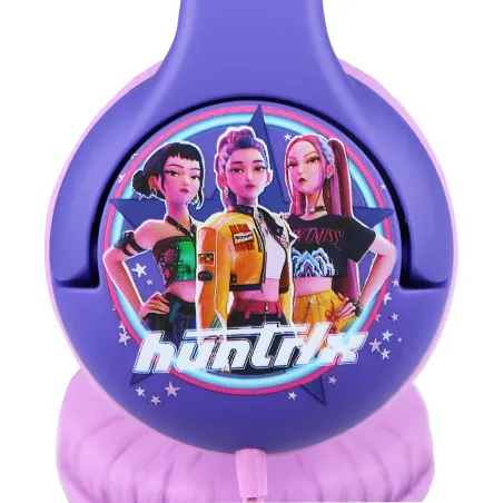 AURICULARES INFANTILES CON CABLE KPOP DEMON HUNTERS HUNTRIX CON VOLUMEN LIMITADO