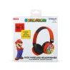AURICULARES INFANTILES INALÁMBRICOS SUPER MARIO Y AMIGOS PLEGABLES Y CON CONTROL PARENTAL DE VOLUMEN