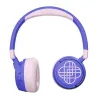 AURICULARES INFANTILES INALÁMBRICOS K-POP DEMON HUNTERS HUNTRIX LOGO PLEGABLES Y CON CONTROL PARENTAL DE VOLUMEN