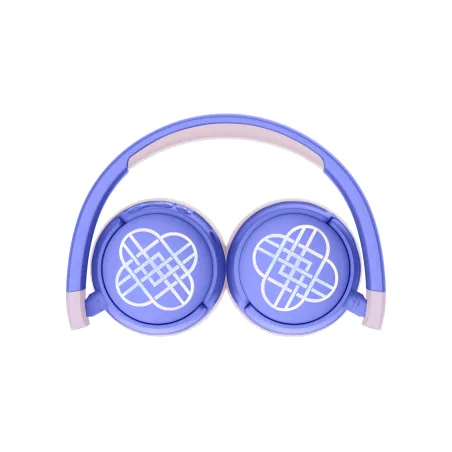 AURICULARES INFANTILES INALÁMBRICOS K-POP DEMON HUNTERS HUNTRIX LOGO PLEGABLES Y CON CONTROL PARENTAL DE VOLUMEN