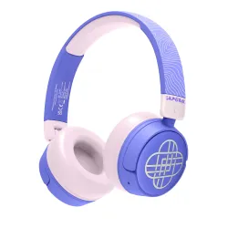 AURICULARES INFANTILES INALÁMBRICOS K-POP DEMON HUNTERS HUNTRIX LOGO PLEGABLES Y CON CONTROL PARENTAL DE VOLUMEN