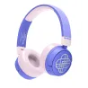 AURICULARES INFANTILES INALÁMBRICOS K-POP DEMON HUNTERS HUNTRIX LOGO PLEGABLES Y CON CONTROL PARENTAL DE VOLUMEN