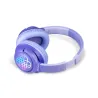 AURICULARES INALÁMBRICOS K-POP DEMON HUNTERS HUNTRIX LOGO CON ILUMINACIÓN LED PLEGABLES Y CON CONTROL PARENTAL DE VOLUMEN