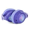 AURICULARES INALÁMBRICOS K-POP DEMON HUNTERS HUNTRIX LOGO CON ILUMINACIÓN LED PLEGABLES Y CON CONTROL PARENTAL DE VOLUMEN