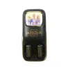 AURICULARES INALÁMBRICOS K-POP DEMON HUNTERS HUNTRIX LOGO GOLDEN CON ESTUCHE DESLIZANTE ILUMINADO COLOR NEGRO