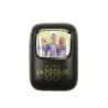 AURICULARES INALÁMBRICOS K-POP DEMON HUNTERS HUNTRIX LOGO GOLDEN CON ESTUCHE DESLIZANTE ILUMINADO COLOR NEGRO