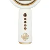 MICRÓFONO KARAOKE CON ALTAVOZ BLUETOOTH KPOP DEMON HUNTERS HUNTRIX GOLDEN CON LUCES LED COLOR VIOLETA