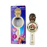MICRÓFONO KARAOKE CON ALTAVOZ BLUETOOTH KPOP DEMON HUNTERS HUNTRIX GOLDEN CON LUCES LED COLOR VIOLETA
